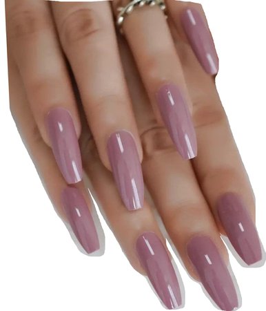 purple pink press on nails