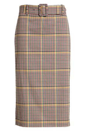 1901 Plaid Pencil Skirt (Regular & Petite) | Nordstrom