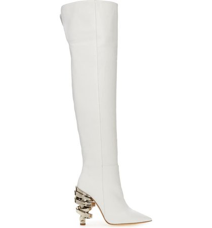 KEEYAHRI Zerina Pointed Toe Over the Knee Boot | Nordstrom