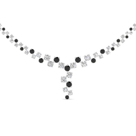 black diamonds necklace - Google Search