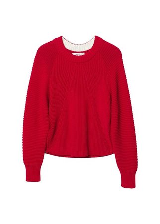 MANGO Ribbed cotton-blend sweater