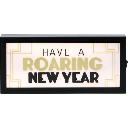 Have A Roaring New Year Light Box 8 1/4in x 4in | Party City Canada