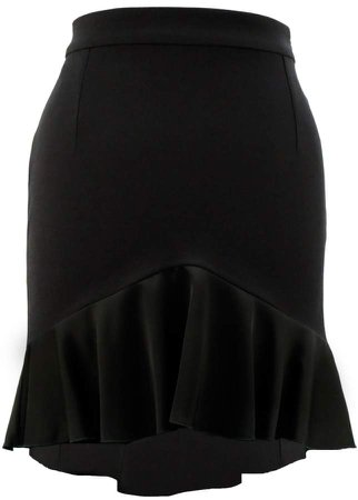 JULIANA HERC - Black A-Line Mini Skirt