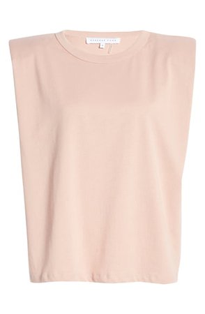 Endless Rose Padded Shoulder T-Shirt | Nordstrom