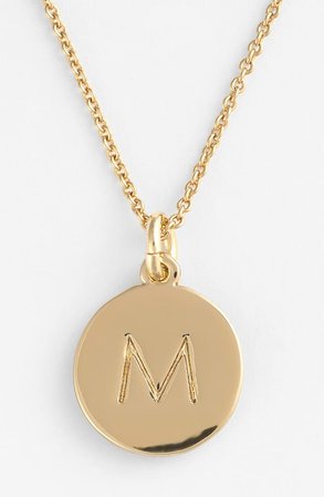 kate spade new york one in a million initial pendant necklace | Nordstrom