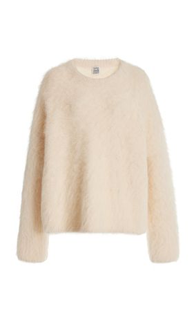 Boxy Alpaca-Blend Knit Sweater By Toteme | Moda Operandi