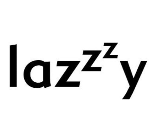 lazy font