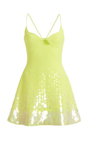 Paillette-Embellished Cami Mini Dress By David Koma | Moda Operandi