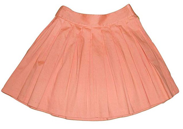 Bloutina Alice + Olivia Wide Pleated Peach Mini Skirt at Amazon Women’s Clothing store:
