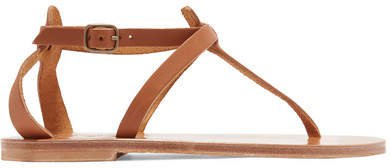 Cedre Leather Sandals - Tan