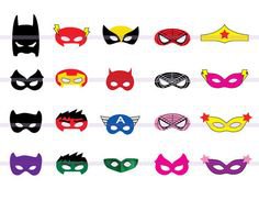 Girl Superhero Mask Printable | Superhero girls birthday, Girl superhero party, Superhero mask template