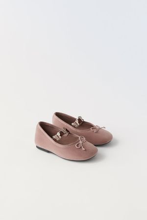 BUTTERFLY BALLET FLATS - Pink | ZARA United States