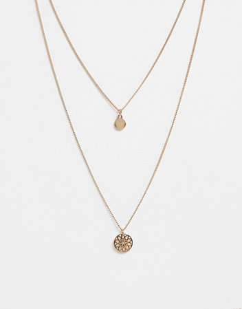 ASOS DESIGN chakra multirow necklace | ASOS