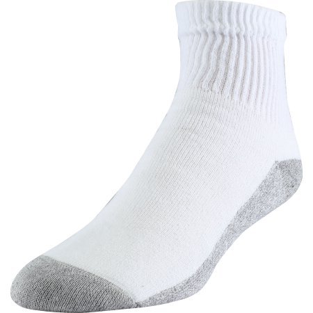 Men's Heavyweight White Ankle Socks, 10-Pack