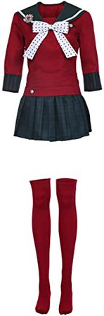 Amazon.com: UU-Style Danganronpa V3: Killing Harmony Harukawa Maki Chabashira Tenko Dress Cosplay Costume School Sailor Uniform Suit: Clothing