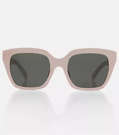 Square Acetate Sunglasses in Pink - Celine Eyewear | Mytheresa