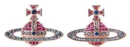 Vivienne Westwood Kika Rose Gold Earrings