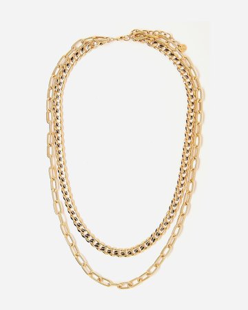 Tess + Tricia Gold Quinn Double Necklace