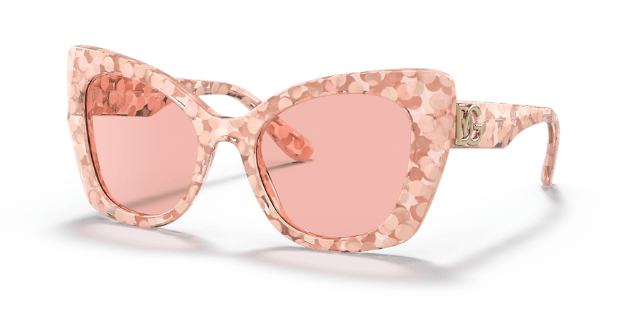 Dolce&Gabbana DG4405 53 Light Pink & Rose Sunglasses | Sunglass Hut USA