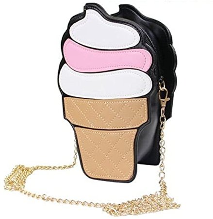 ZIIPOR Cute Women's Bag PU Crossbody Shoulder Bag Ice-Cream Cake Small Shoulder Bag (Ice cream Bag): Handbags: Amazon.com