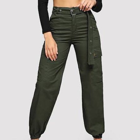 dark green cargo pants womens - Google Search