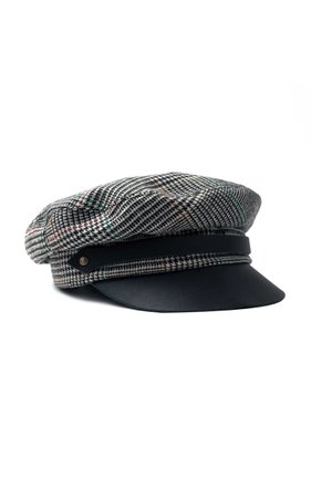 Glen Plaid Corto Chauffeur Hat by Lola Hats | Moda Operandi