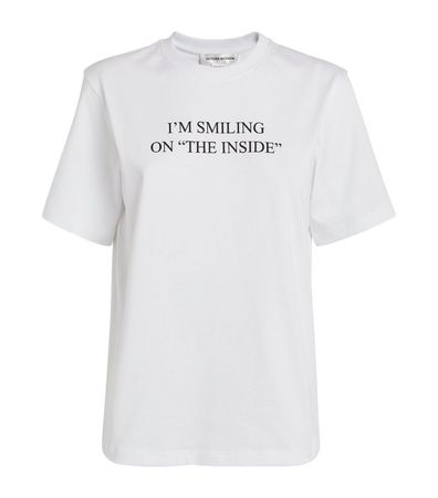Victoria Beckham Graphic T-Shirt | Harrods AU