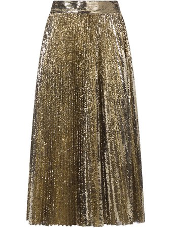 Dolce & Gabbana sequin pleated skirt