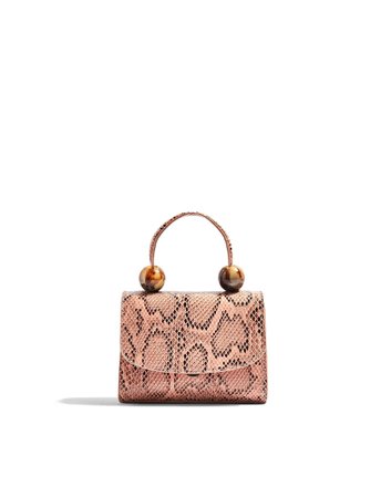 Topshop Mason Pink Snake Mini Bag - Handbag - Women Topshop Handbags online on YOOX United States - 45481967JG