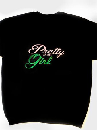 Pretty Girl Sweatshirt -Black – Styleverde