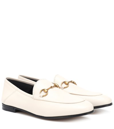 Horsebit Leather Loafers | Gucci - mytheresa.com