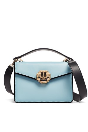 Blue Pixie Metal Smile Bag by Les Petits Joueurs for $145 | Rent the Runway