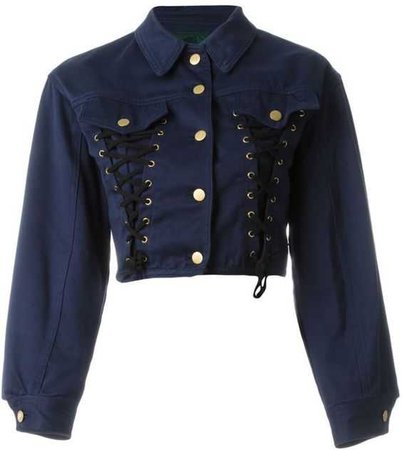 Jean Paul Gaultier Vintage Junior Gaultier corset denim jacket