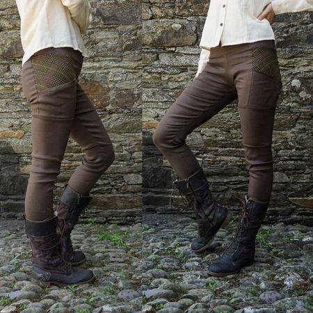 Combat Linen and Tweed Trouser/ Leggings Celtic Leggings - Etsy