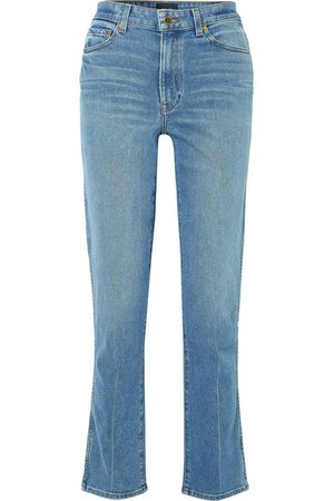 Khaite | Victoria high-rise straight-leg jeans | NET-A-PORTER.COM