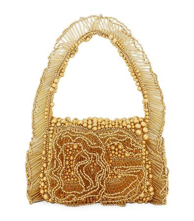 Dolce & Gabbana Embroidered Logo Top-Handle Bag | Harrods AU