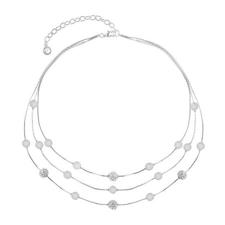 Gloria Vanderbilt 16 Inch Pendant Necklace, Color: Grey - JCPenney