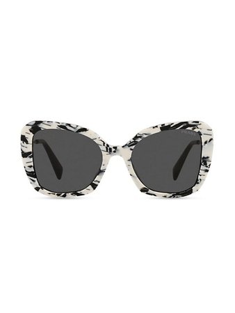 Shop Prada 53MM Cat Eye Sunglasses | Saks Fifth Avenue