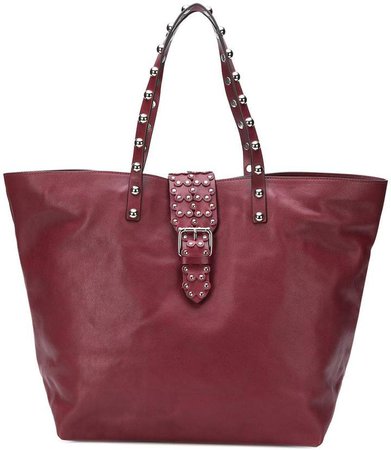 studded oversized tote