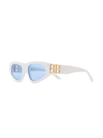 Balenciaga Eyewear Dinasty BB cat-eye Frame Sunglasses - Farfetch