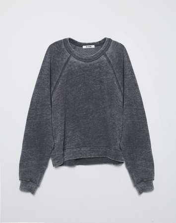 RE/DONE | Cozy Sweatshirt in Heather Grey