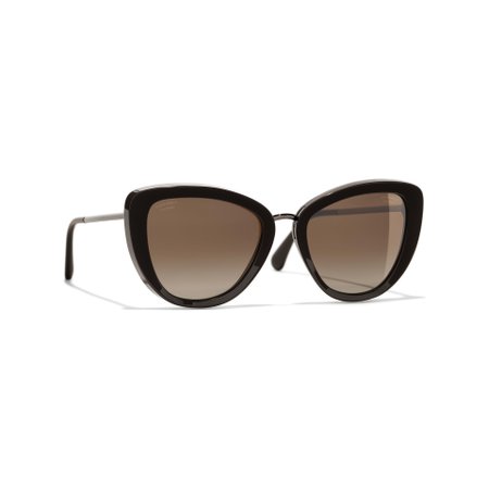 Cat Eye Sunglasses Brown eyewear | CHANEL