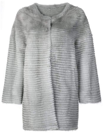 Liska collarless coat
