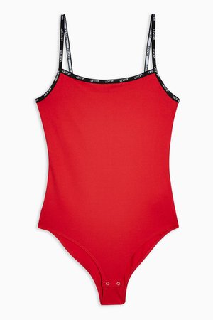 Tape Strappy Bodysuit by Levi's Red