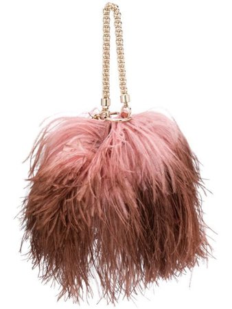 Jimmy Choo Callie Feather Bag CALLIEXFO Pink | Farfetch