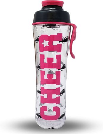 Amazon.com: 50 Strong Reusable Cheer Water Bottle | 24oz BPA-Free Reusable Cheerleading Water Bottles | Great Cheerleader Gifts for Girls, Cheerleading Gifts for Squad, Cheer Gifts for Cheerleaders | Made in USA : Sports & Outdoors
