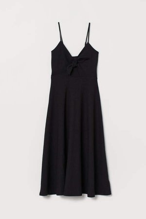 Cut-out Dress - Black