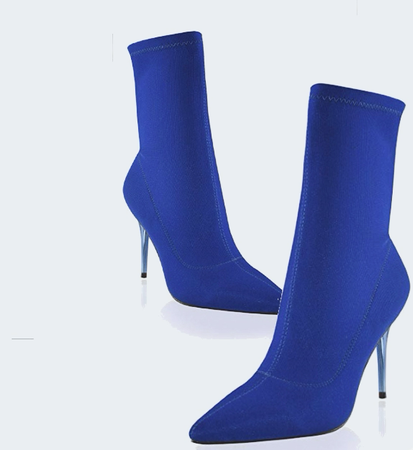 blue booties