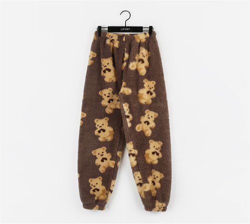 LIPHOP Bear Soft Homewear Set | Pajamas for Women | KOODING