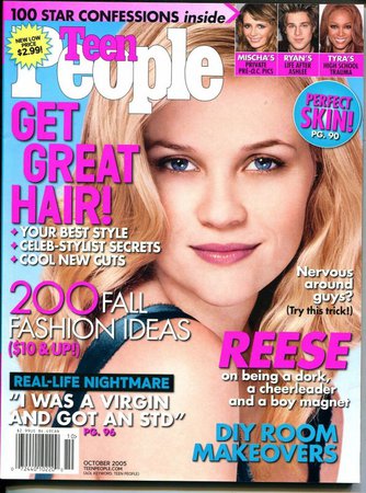Teen People 10/2005-Reese Witherspoon-Star Confessions-STD's-FN/VF | Comic Collectibles - Magazines / HipComic